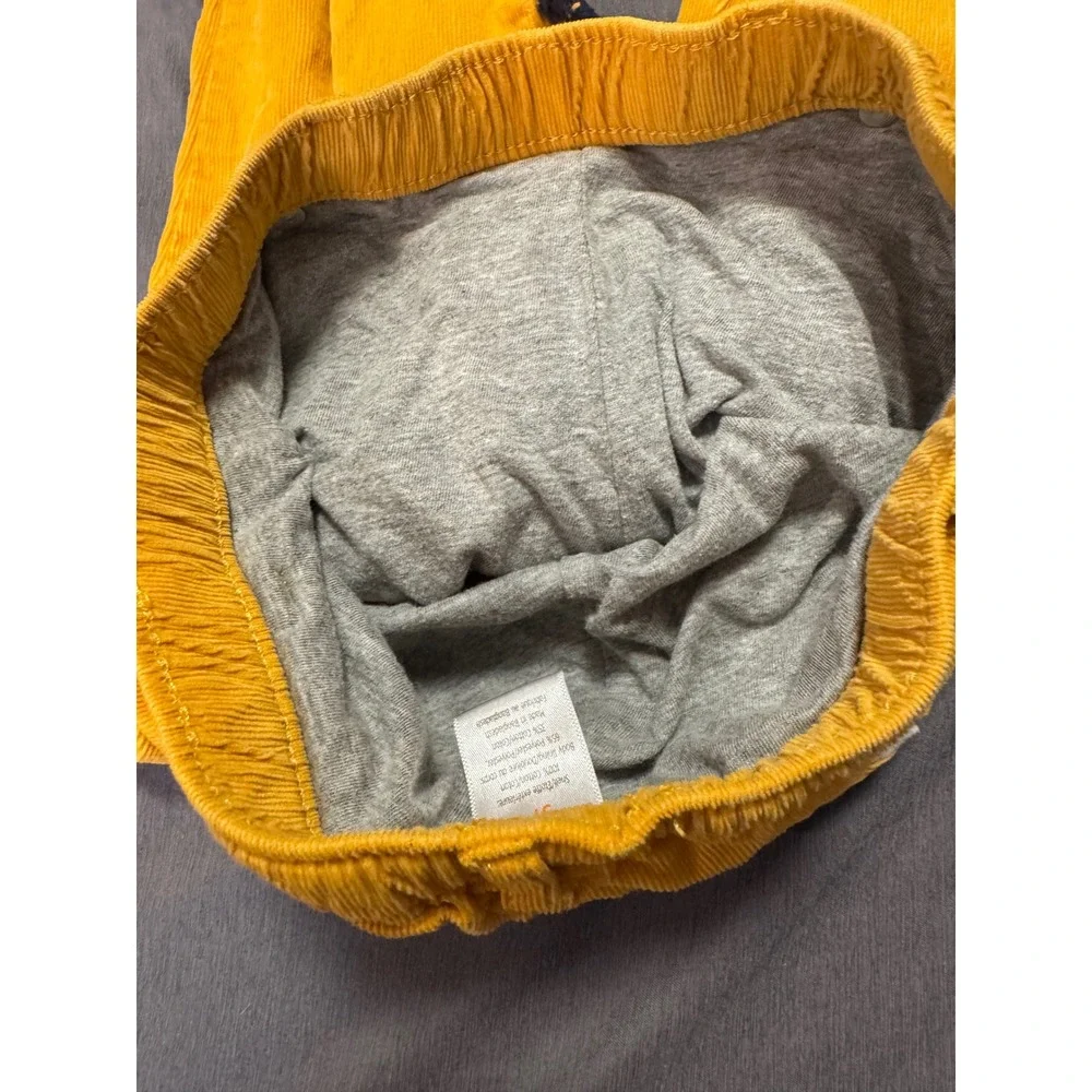 Gymboree Kids Mustard Yellow Corduroy Lined Jogger Pants 5T
